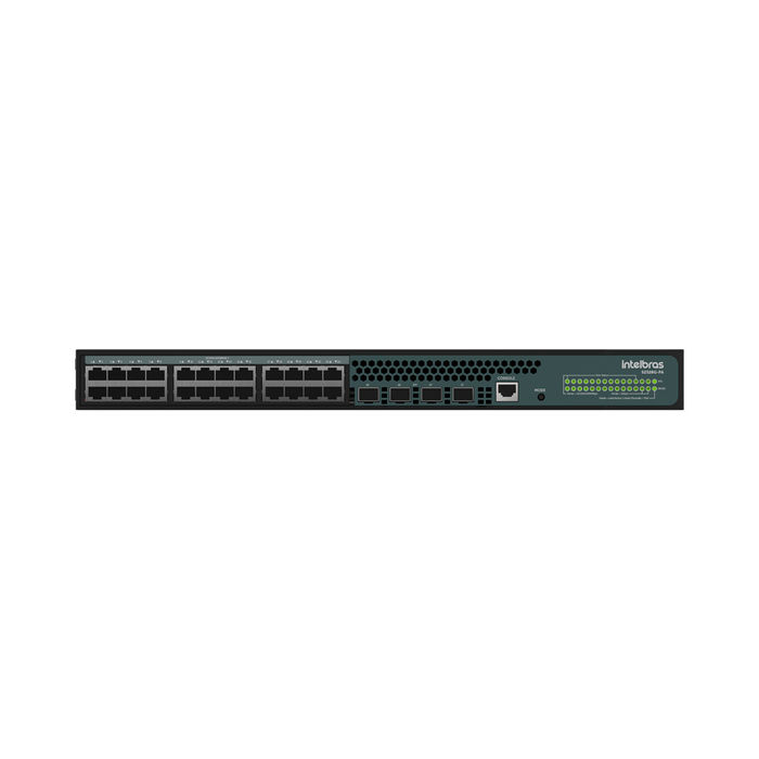 Switch Gerenciável 24 portas Gigabit Ethernet PoE e 4 portas SFP - S2328G-PA