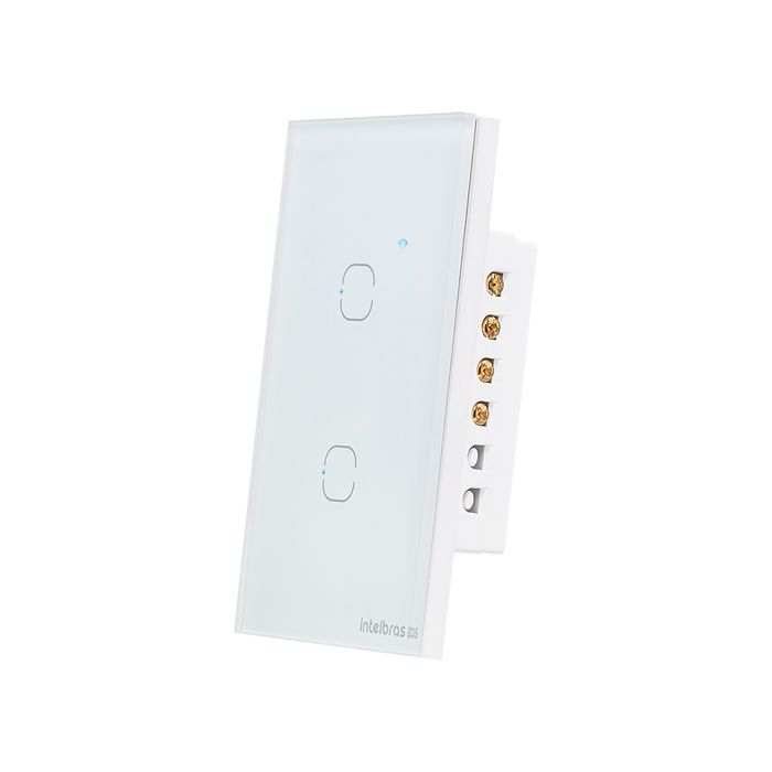 Interruptor touch inteligente WI-Fi - MIS 1002 Branco