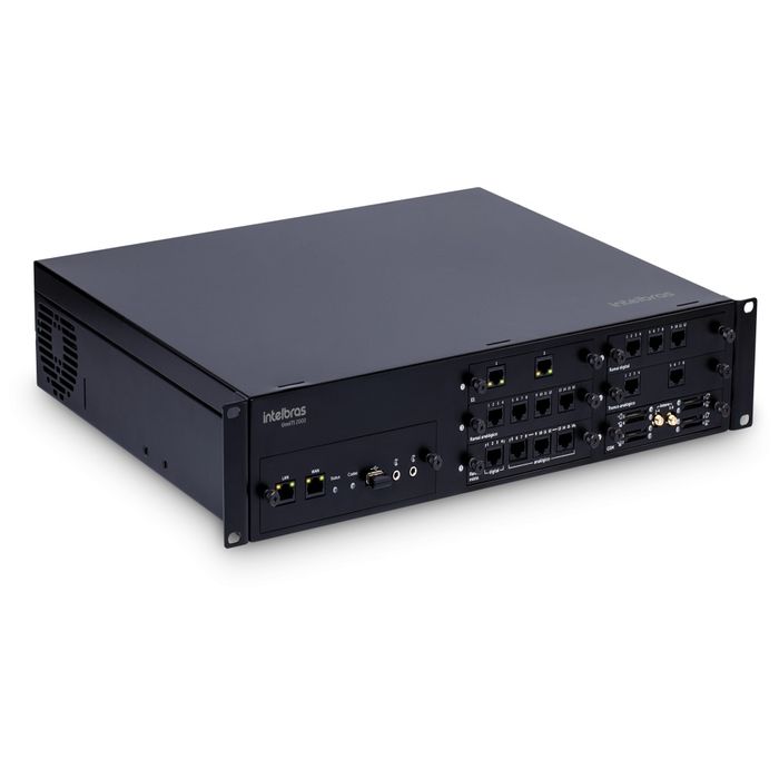 Central telefônica híbrida 32RA 8TA 60R IP 20T IP - UNNITI 2000