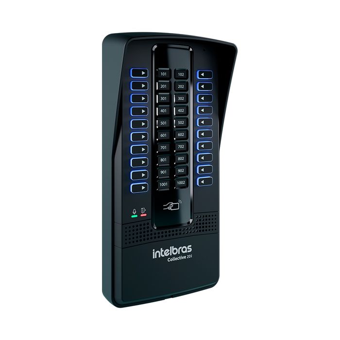Central + Porteiro Coletivo Interligável - Collective 20i