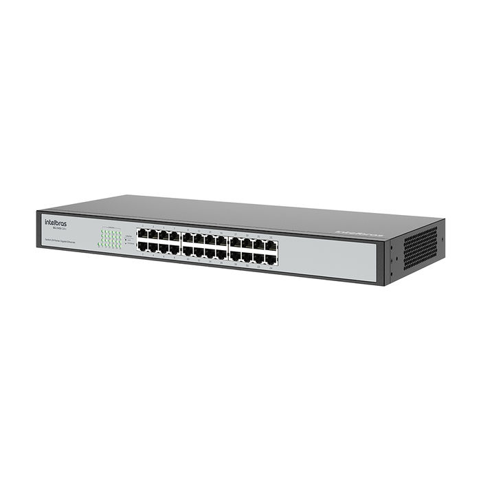 Switch 24 portas Gigabit Ethernet - SG 2400 QR+ SKD