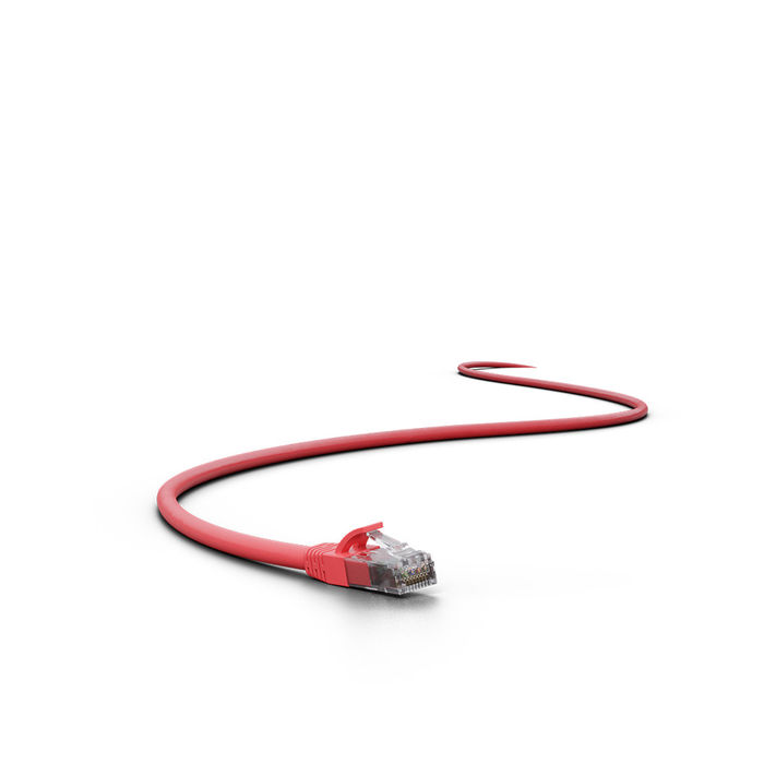 Patch Cord IMPACT GIGA U/UTP 4P CAT6 LSZH VERMELHO 0,5M