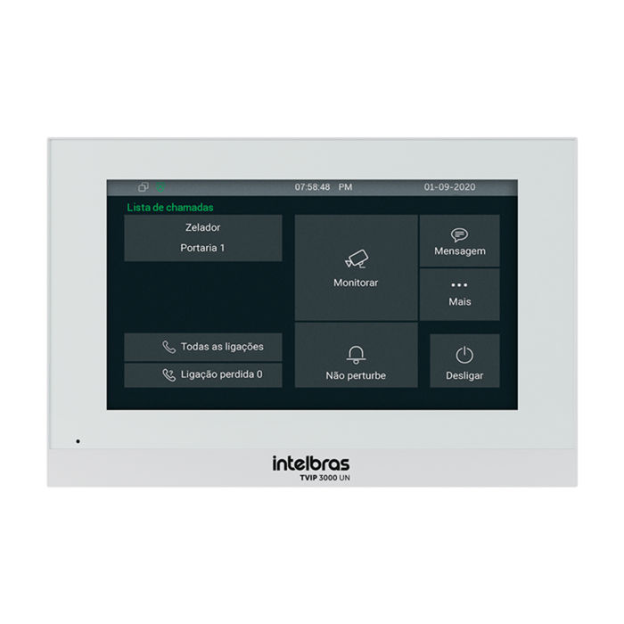 Terminal de vídeo IP universal com Wi-Fi - TVIP 3000 WIFI Branco