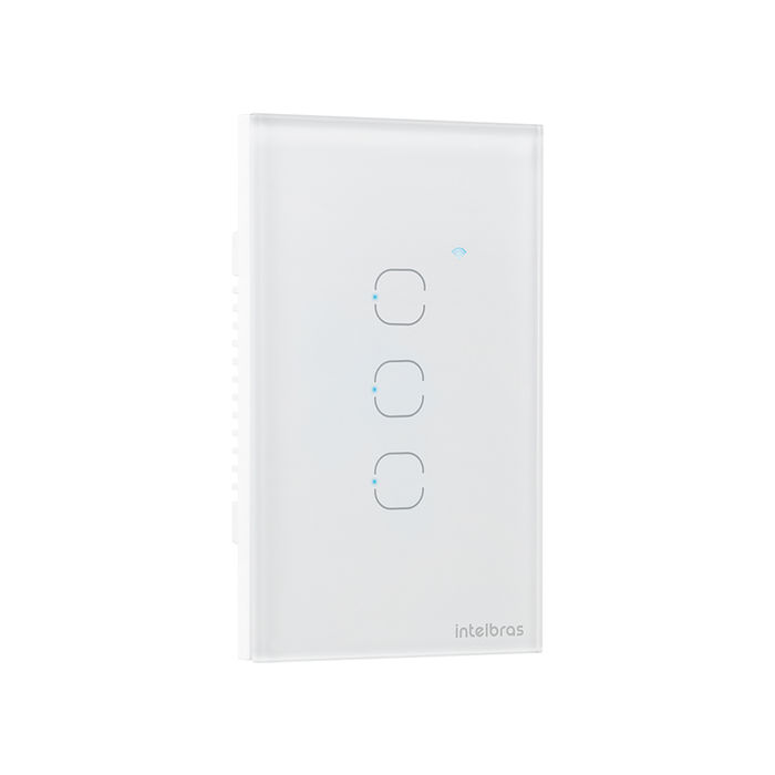 Interruptor touch smart Wi-Fi - EWS 1003 Branco