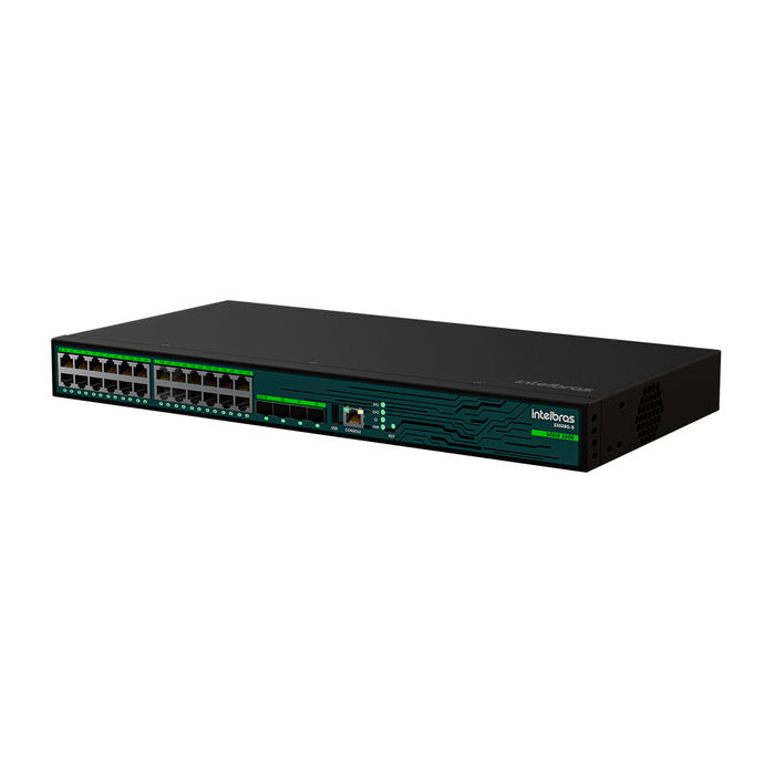 Switch Gerenciável L3 de 24 portas gigabit e 4 SFP+ - S3028G-B