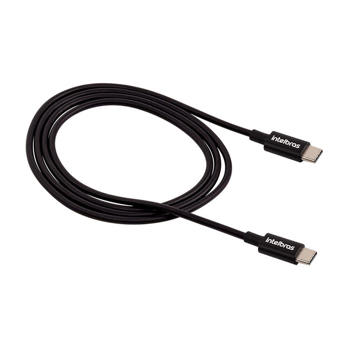 Cabo Preto USB-C para USB-C - EUCC 12PP