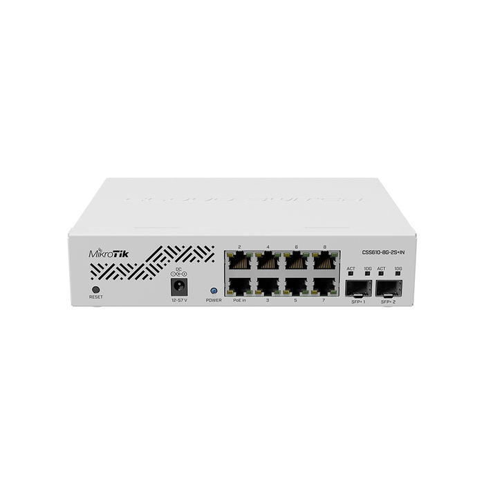 SMART SWITCH - CSS610-8G-2S+IN - MIKROTIK