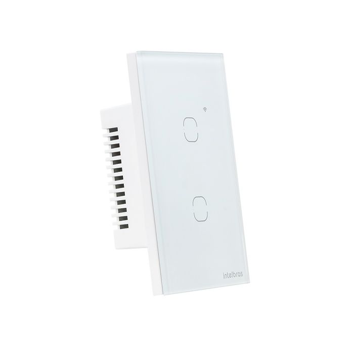 Interruptor touch inteligente WI-Fi - MIS 1002 Branco