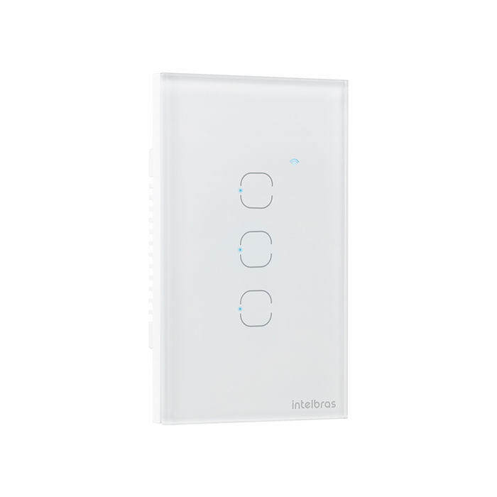 Interruptor touch smart Wi-Fi - EWS 1003 Branco