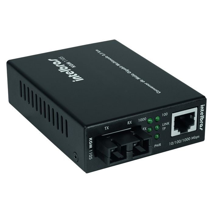 Conversor de Mídia - KGM 1105 - Gigabit Ethernet Multimodo 0,5 km
