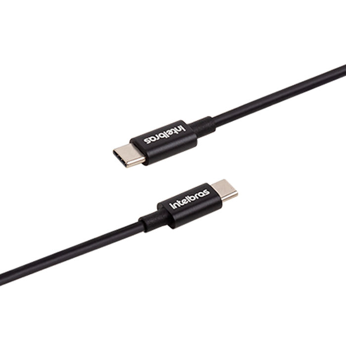 Cabo Preto USB-C para USB-C - EUCC 12PP