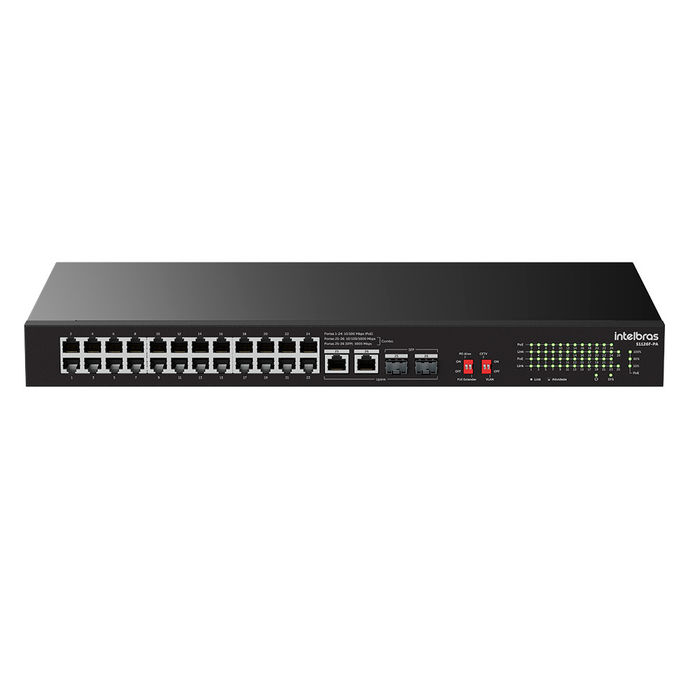 Switch Não Gerenciável Fast Ethernet PoE 26 portas - S1126F-PA