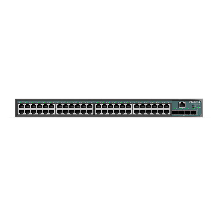 Switch Gerenciável 48 portas Gigabit PoE e 4 portas SFP+ - S2352G-PB