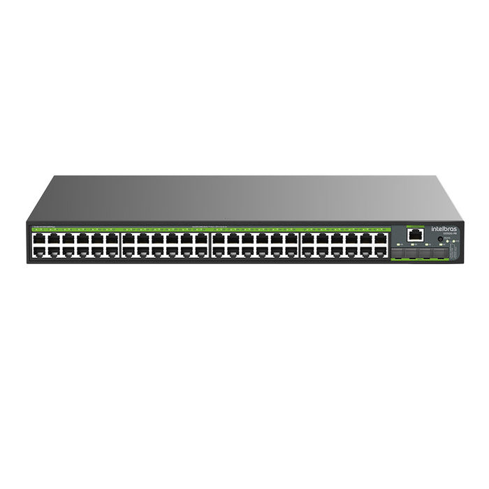 Switch Gerenciável L3 48 portas Gigabit PoE e 4 portas SFP+ - S3352G-PB