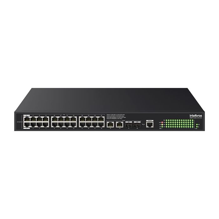 Switch Smart Hi-PoE com 28 portas Gigabit - SMART S2128G-HPA 360W