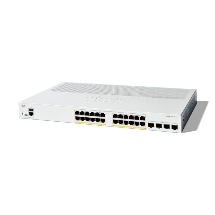 SWITCH - CATALYST 1300 24-PORT GE, POE, 4X1G SFP - C1300-24P-4G
