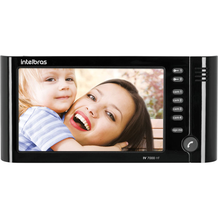 Módulo interno para videoporteiro - IV 7000 HF IN Preto