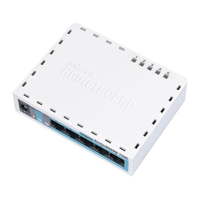 Roteador 5 Portas GIGA - RB750GR3 HEX MIKROTIK