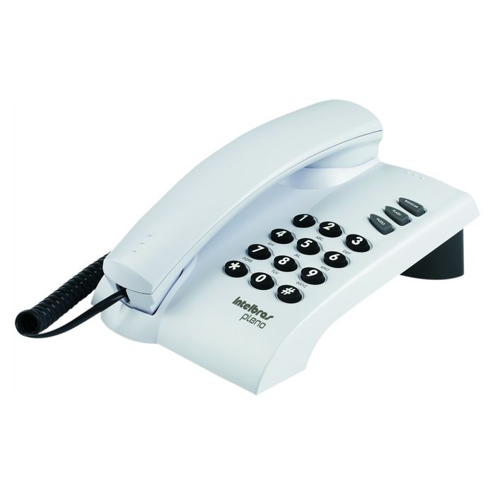 Telefone com fio - Pleno - Cinza Ártico