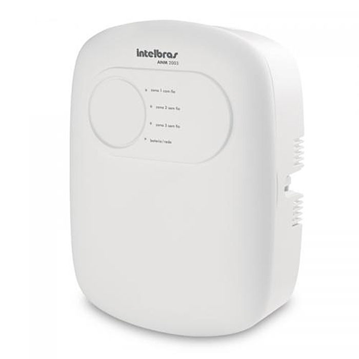 Central de alarme não monitorada com 3 zonas (1 com fio e 2 sem fio) - ANM 2003