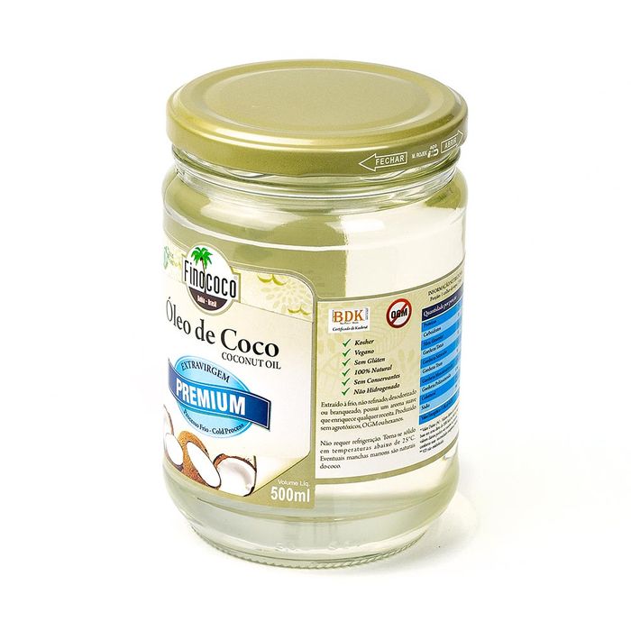 ÓLEO DE COCO EXTRAVIRGEM PREMIUM - 500mL