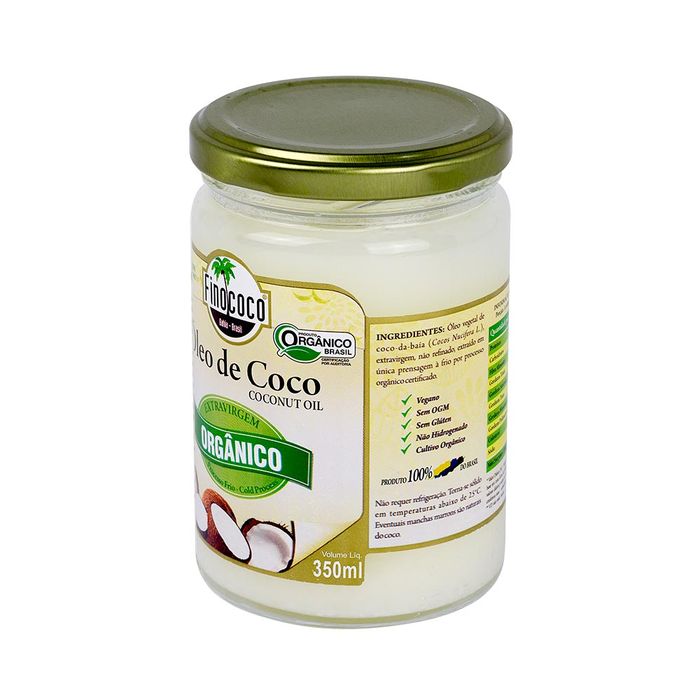 ÓLEO DE COCO EXTRAVIRGEM ORGÂNICO - 350mL