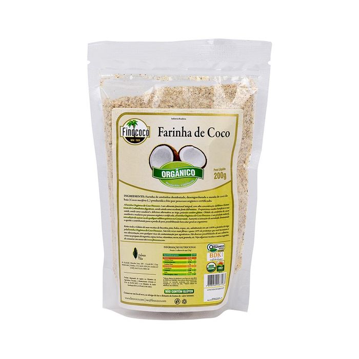 FARINHA DE COCO ORGÂNICO - 200g