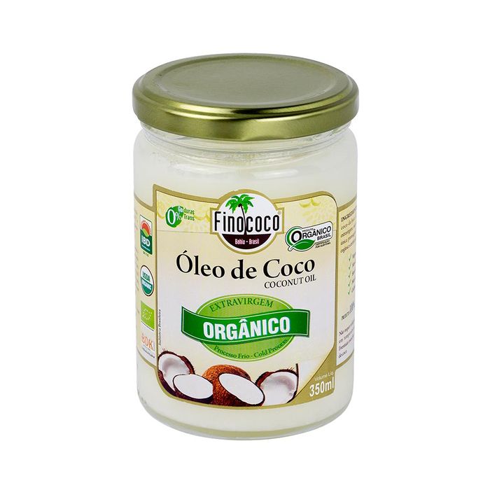 ÓLEO DE COCO EXTRAVIRGEM ORGÂNICO - 350mL