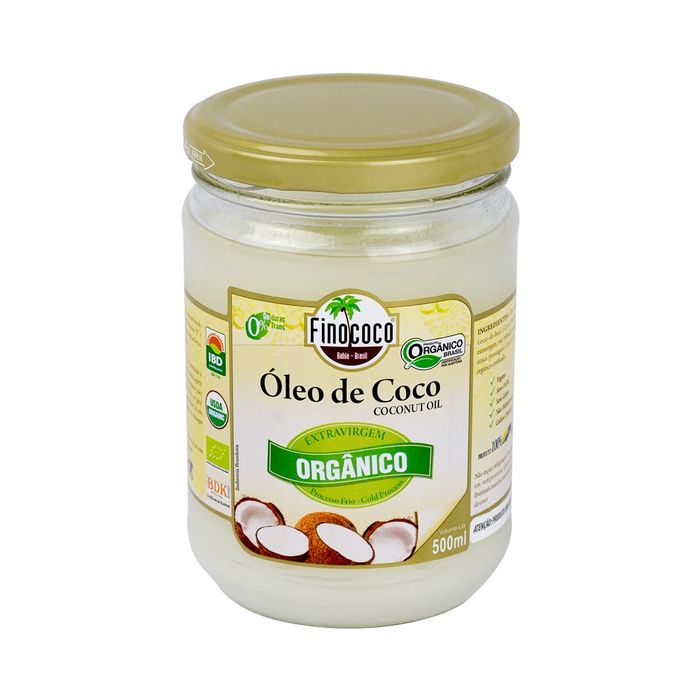 ÓLEO DE COCO EXTRAVIRGEM ORGÂNICO - 500mL