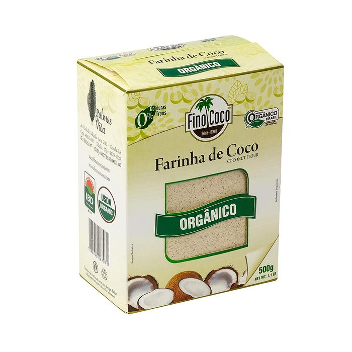 FARINHA DE COCO ORGÂNICO - 500g
