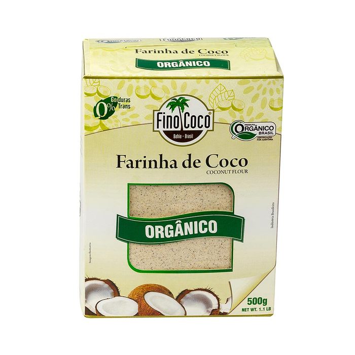 FARINHA DE COCO ORGÂNICO - 500g