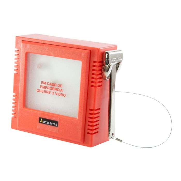 Caixa de emergência quebra vidro
