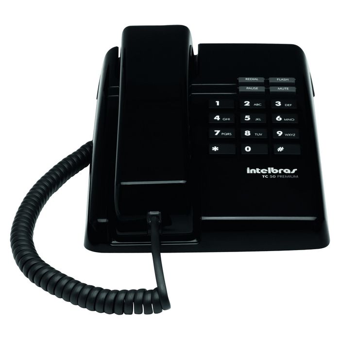 Telefone com fio - TC 50 Premium - Preto
