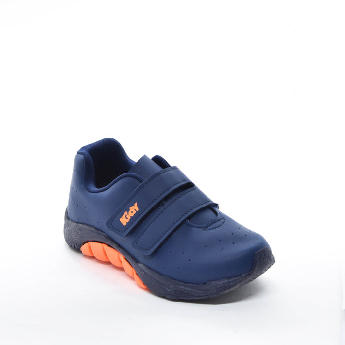 Tênis Kidy Anatômico Ortopédico Tecnologia Respi-tec Sola Antiderrapante Fechamento Dois Velcros Azu