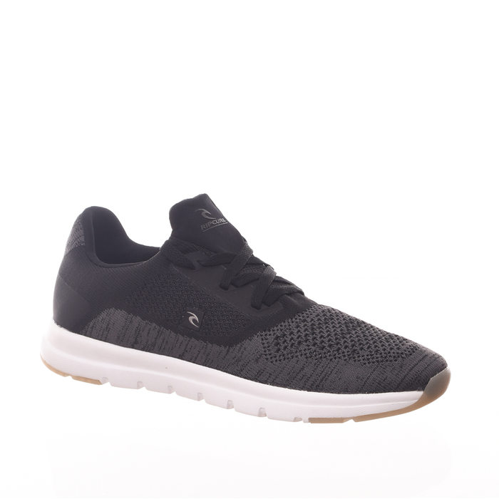Tênis Jogger Rip Curl Roamer Knit Mesh Preto e Grafite Mescla
