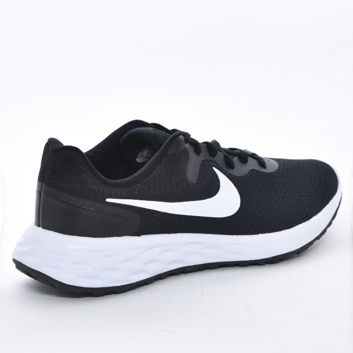 Tênis Nike Revolution 6 Move To Zero Mesh Aplicação Logo Solado Trabalhado Preto