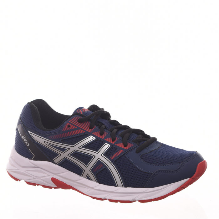 Tênis ASICS Raiden Mesh Azul Marinho e Prata