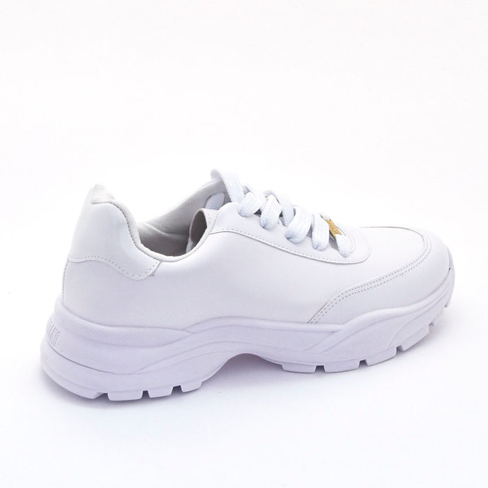 Tênis Chunky Vizzano Detalhe Verniz Branco