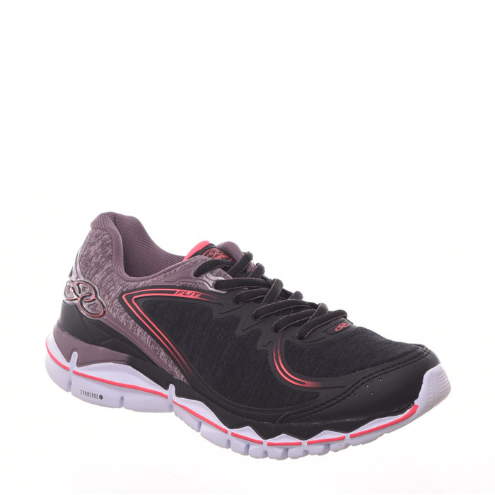 Tênis Olympikus Flit em Malha Preto e Rosê