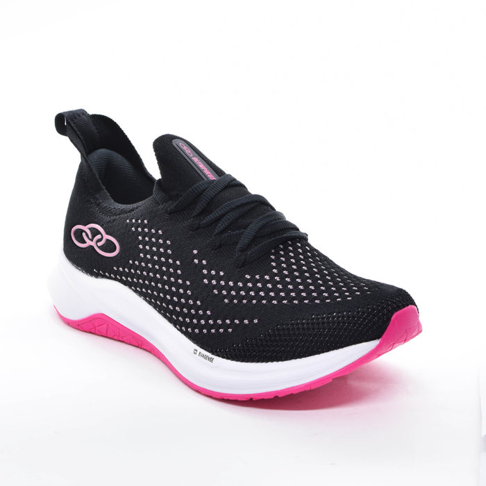 Tênis Olympikus Essential 2 Tecnologia Evasense Mesh Trabalhado Aplicação Logo Solado Neon Gripper A