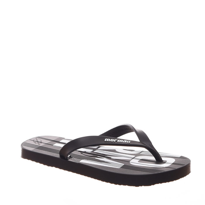 Chinelo Mormaii Tropical Grafics AD Preto e Branco