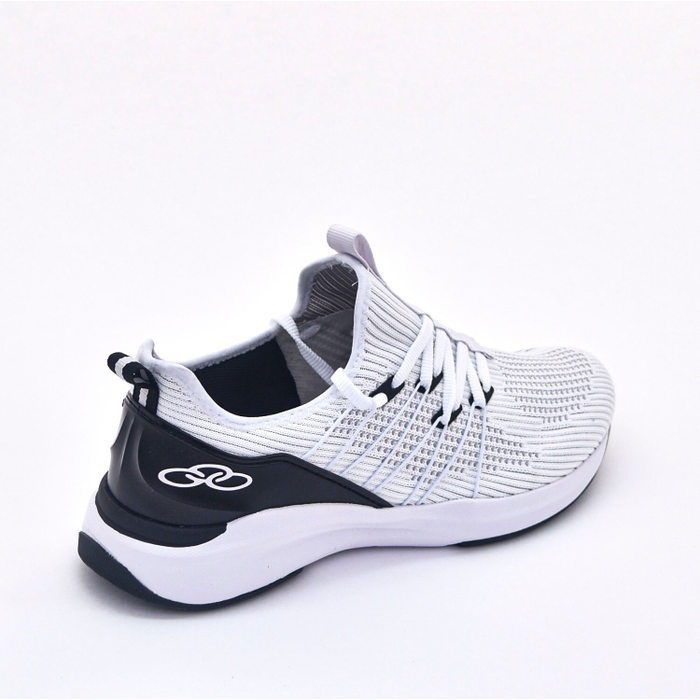 Tênis Olympikus Prime Mesh Detalhe Elástico Branco/Preto