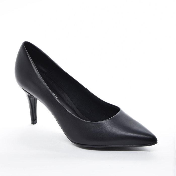 Sapato Scarpin Bottero Couro Salto Fino Médio Preto