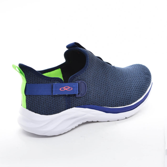 Tênis Slp-On Olympikus Maneiro Kids Tecnolgia Evasense Mesh Aplicação Gorgurão Escrita Lateral Velcr