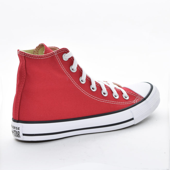 Tênis Abotinado Converse All Star Lona Cano Curto Vermelho