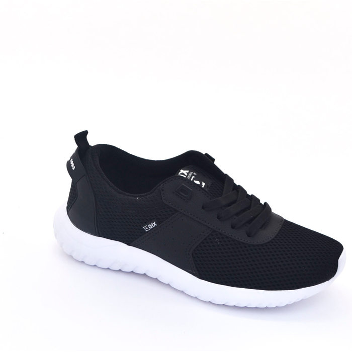 Tênis Qix Light Tela Detalhe Microperfuros Preto