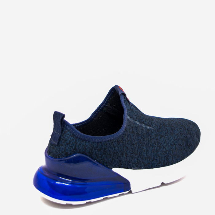 Tênis Jogger Molekinho Mesh com Gel Azul Marinho Mescla