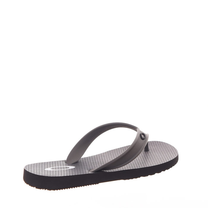 Chinelo Oakley Wave Point Degradê Estampa Logo Grafite e Preto
