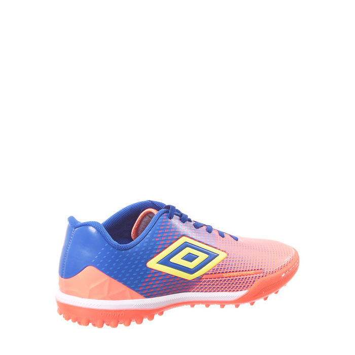 Chuteira Society Umbro Seep Sonic Jr Azul e Coral
