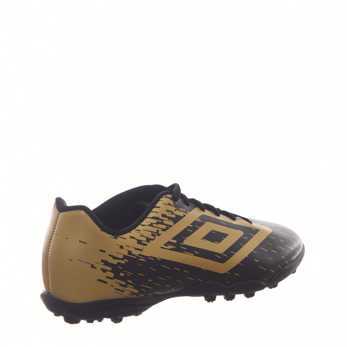 Chuteira Society Umbro Acid Preto e Dourado